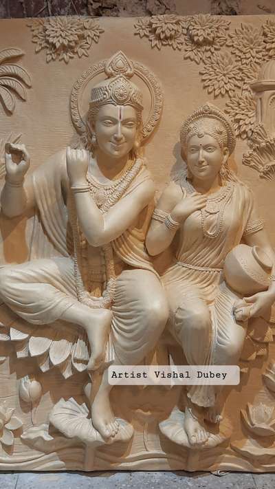 Radhakrishna mural sculpture 
artist Vishal Dubey 
 #indiansculpturehouse 
#radhakrishna  #sculpture  #delhisculpture