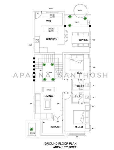 1700sqft #4BHKPlans #1700sqftHouse #KeralaStyleHouse