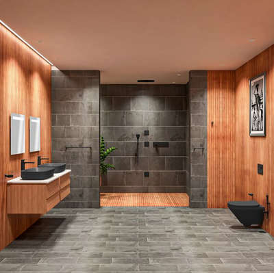 kohler bathroom tile work