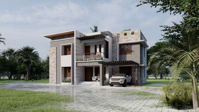 #architecturedesigns  #architecturalvisualization  #keralahomedesignz  #ElevationHome  #ElevationDesign