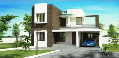 Thiruvalla 1400 sqft budget friendly house by Ar Shiyon Mathew simon