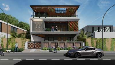 Residence in Jaipur
Construction Area (30'-0"*60'-0")
East Facing 
 #3delevationhome #exteriordesigns #modernelevation #Architectural&Interior