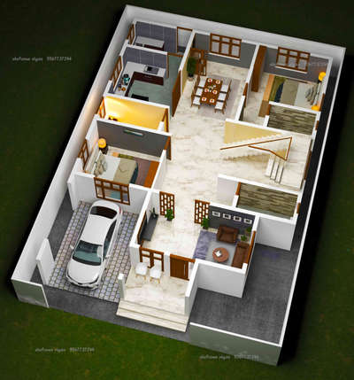 3d floor plan
 #3Dexterior  #3Dfloorplans  #submissionplan  #HouseConstruction #InteriorDesigner