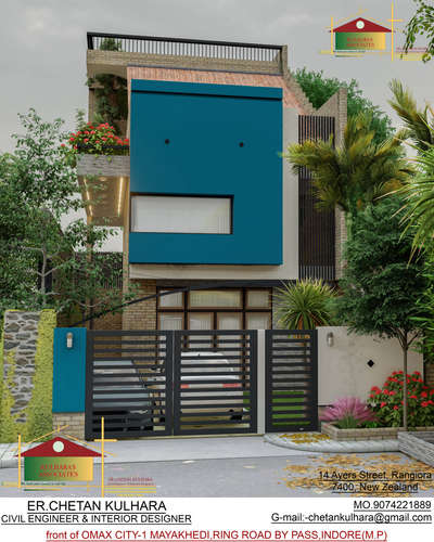 Our new client from new zealand
Exterior design by KULHARA'S ASSOCIATE'S
By chetan kulhara