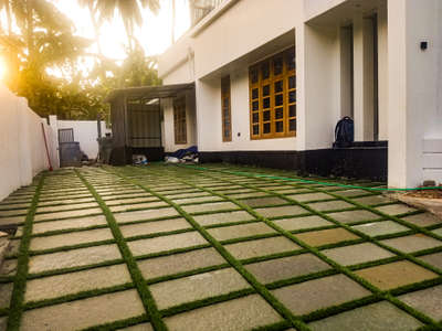 Mr Iqbal residence @ Guruvayur 
#LandscapeDesign  #naturalstones  #tandoorstone  #KeralaStyleHouse  #LandscapeGarden  #tropical  #budgetindiandesigners