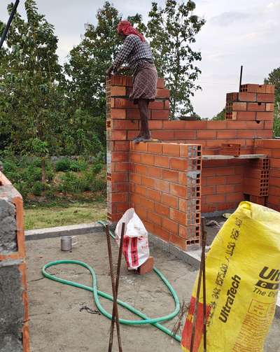 Porotherm Brick House 
.
.
 #porothermbrickwork  #TraditionalHouse  #coolhouse  #coolinterior  #coolingroof  #kannurconstruction  #edakkara  #malappuramhomes  #palakkadhome  #Thrissur  #thrissurhouse