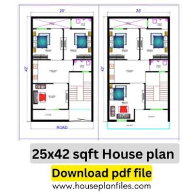 🏠 25x42 House Plan – Perfect for Small Plots!
Looking for a smart and efficient house design for a 25x42 sqft plot? This 2BHK layout is ideal for modern families, featuring:

🛏️ 2 Spacious Bedrooms
🍽️ Open Kitchen and Dining
🛋️ Well-Planned Living Room
🚿 Attached Toilets
🧱 Modern Elevation Compatible

✨ Ideal for rental or duplex design!
📥 Download the PDF file now
🔗 www.houseplanfiles.com

#HousePlan #25x42HouseDesign #2BHKPlan #HousePlanFiles #SmallPlotDesign #ModernHome #HomeDesignIndia #ArchitecturalDesign #KoloIndia