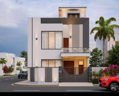 front elevation #3d view# sketchup modelling # render