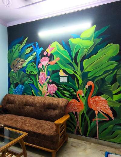 Wall Mural Art 🎨🖌️
#Painter #artist #art  #wallmural #WallPainting