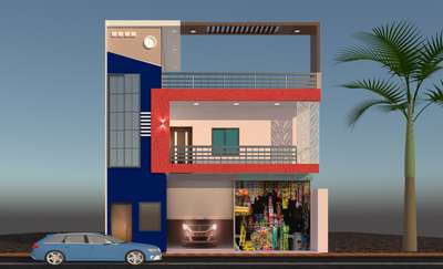 2 Story House model #3delevations  #exteriordesigns