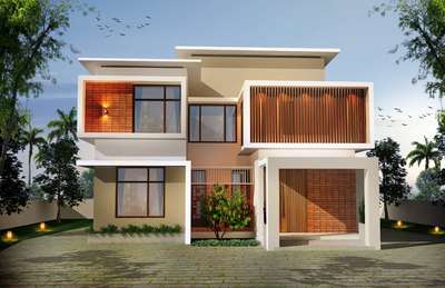 #3dview  #exteriordesigns  #3dmaxrender #HouseDesigns #SmallHouse #500SqftHouse  #KeralaStyleHouse