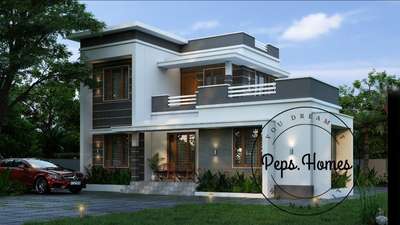 Design your dream home with us.
Peps.homes

Client :Mercy sunny
Location :thiroor, alumkunnu
District: Thrissur
Area:1305 sqft
 #dreamhouse #3DPlans #3D_ELEVATION #keraladesigns