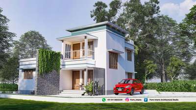 1500 sqft House Exterior Design 
 #ElevationHome  #exterior_Work  #exterior3D  #ElevationHome  #1500sqftHouse  #1500sqft  #new_home  #trendig  #trendingkollam  #trendyinterior  #LandscapeIdeas  #newhomeconstruction  #FloorPlans