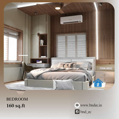 "Elegant & Cozy: Bedroom Interior Design ✨🛏️"

Step into this beautifully designed bedroom, where elegance meets comfort. With a serene color palette, thoughtful furniture placement, and warm lighting, this space is the perfect retreat for relaxation.

At BND Engineering & Constructions, we create bedroom designs that reflect your personal style and provide a peaceful escape.

#BedroomDesign #InteriorDesign #CozySpaces #BNDConstructions #ElegantInteriors #LuxuryBedroom #HomeDecor #KeralaHomes #DreamBedroom #ComfortAndStyle #InteriorGoals #HomeImprovement #QualityCraftsmanship #bedroominspo