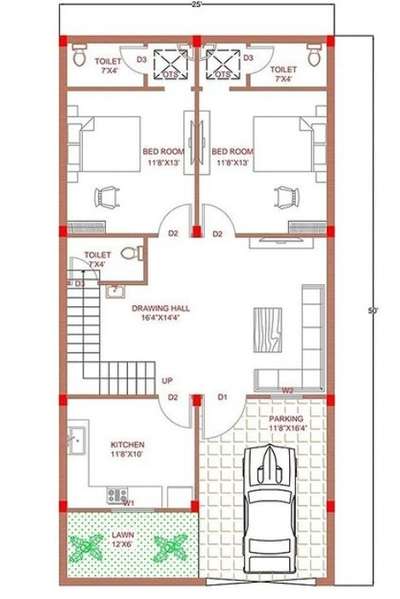 *2d house plan*
house plan with vastu and consulting services will also provide