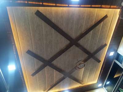 how to installation 💯 pvc wall panelling 🔥 with false ceiling design 👍 #