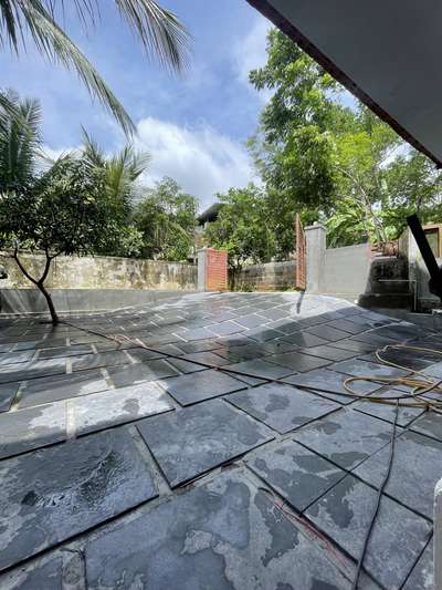 2*2 Kadappa stones with artificial grass 





 #Malappuram #KeralaStyleHouse #kondotty #Kozhikode #naturalstones
