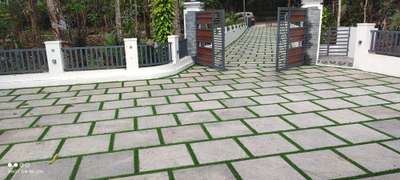 Bangloor stone with Artificial Grass 35 MM