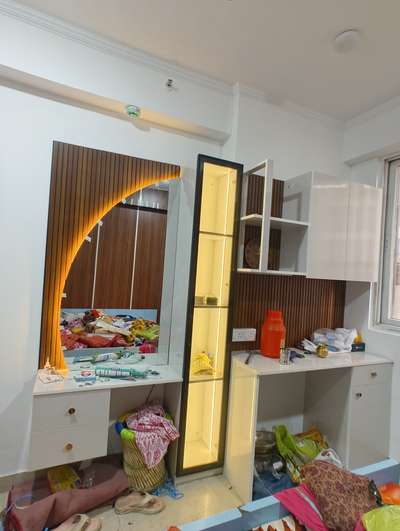 #dressing come study table #furniture #modular #InteriorDesigner "carpenter