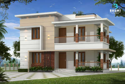 1700 sqft 4bhk house plan kerala contemporary house #KeralaStyleHouse #Palakkad #mannarkkad #Malappuram