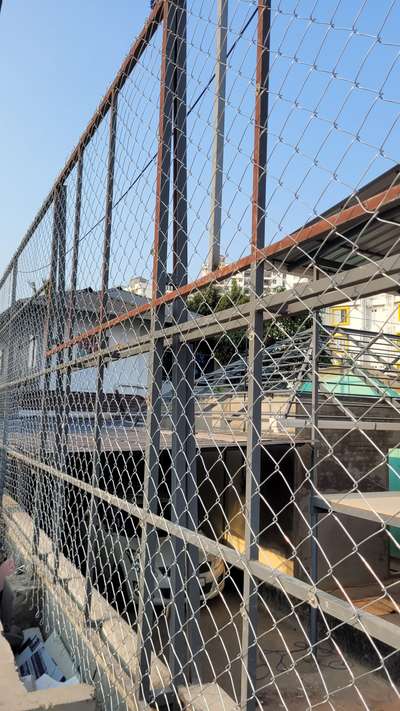 Chain link fencing for Madassery supermarket, Kakkanad
#fence #quickfence #chainlink #tata_wiron