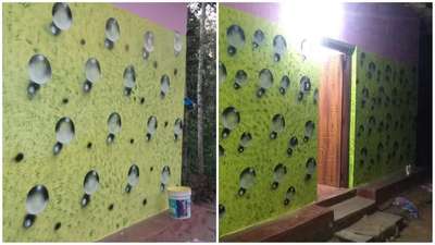 3Dbubbles wall painting designe #3dbuilding  #wallpaintingideas