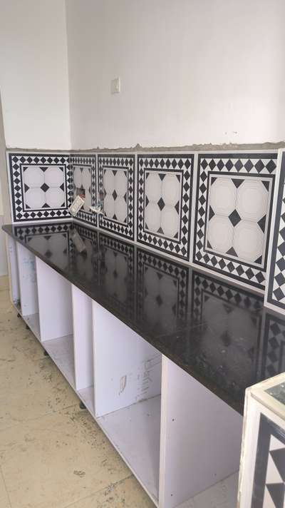 tiles installation kitchen  #KitchenTiles