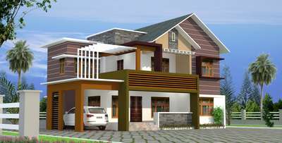 House Details

Ground floor & First floor ( Total Area ) - 2896 square feet.
Bedroom - 4, Bathroom - 4.
facilities;
 Sitout , Car Porch, Living, Dining, Modular Kitchen, Fire Wood Kitchen, Store Room, Courtyard, Staircase, Upper Living,balcony & open terrace......etc.
Client : shyam 
Location: Kalpetta,Wayanad.
Engineer : Sreejith