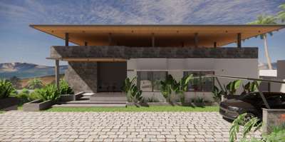 Update on the project at monippally, kottayam
client - USA based IT professional
stay tuned for the interiors 
/exterior design with RR cladding, shingles roofing, HPL boards
/40 cents of land located on a hill with sloppy terrains
/Ground floor+ Basement floor structure
/3000sqft house with 4 bhk+detached porch and gazebo
/client wanted miyawaki forest& gazebo space at their plot
/modern, cozy, minimal, flat roof & premium design
 
.
.
 #3d  #monippally  #Kottayam   #keralahomeplans  #modernhouses  #cozy  #miyawaki   #exteriordesigns  #rrcladding  #HPL  #4BHKHouse  #3000sqftHouse