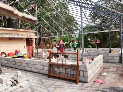 F. F. Aero brick masonry started at
Kumarnalloor