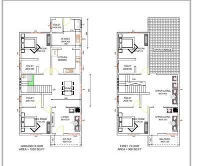 double storey house plan
#floor plan
1rs/sqft for just plan
4rs/sqft for submission drawing panchayat
7rs/sqft for submission drawing municipality