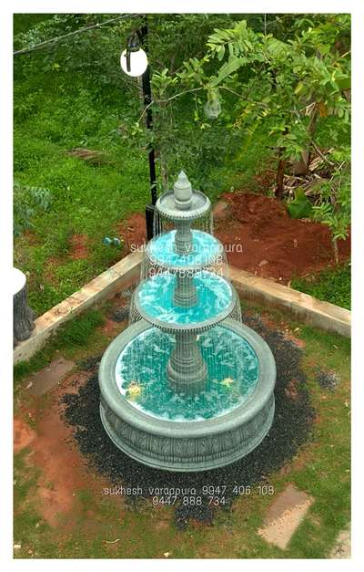 Fountain work, well design, sculpture,  acrylic, oil painting, mural, wall design, fiber work cement work.... Pls contact
9447888734
9947406108