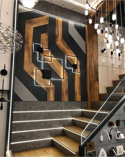 Staircase wall design