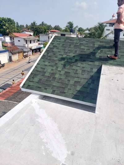 Brand : NJ Premium Shingles Color: Forest Green.. Site @ Alappuzha