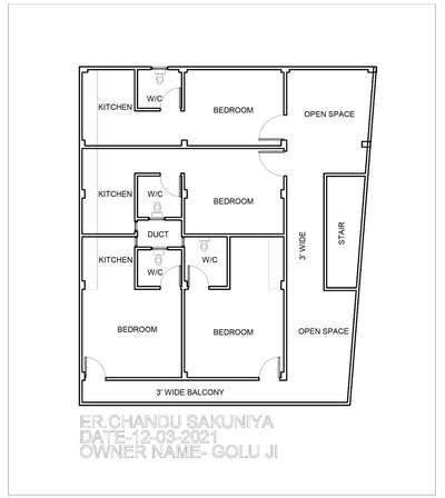 rental planning for old construction building