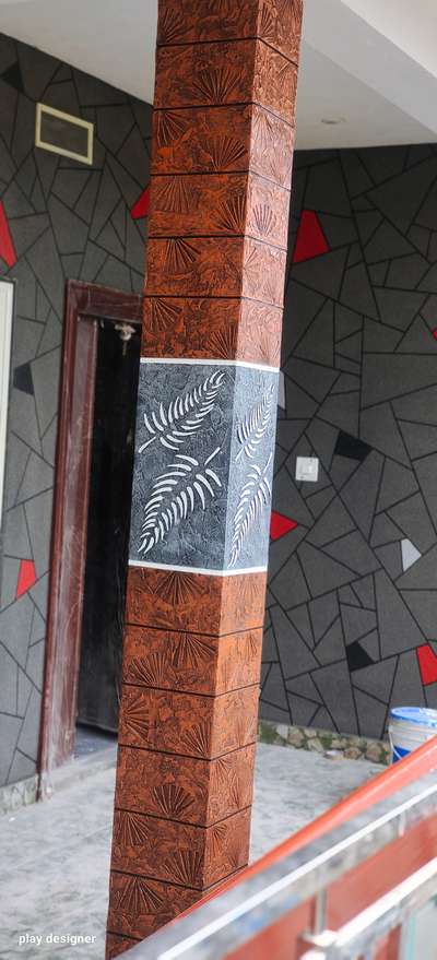 pillar texture painting designe|cladding leef
#pillar #TexturePainting #walldesignes