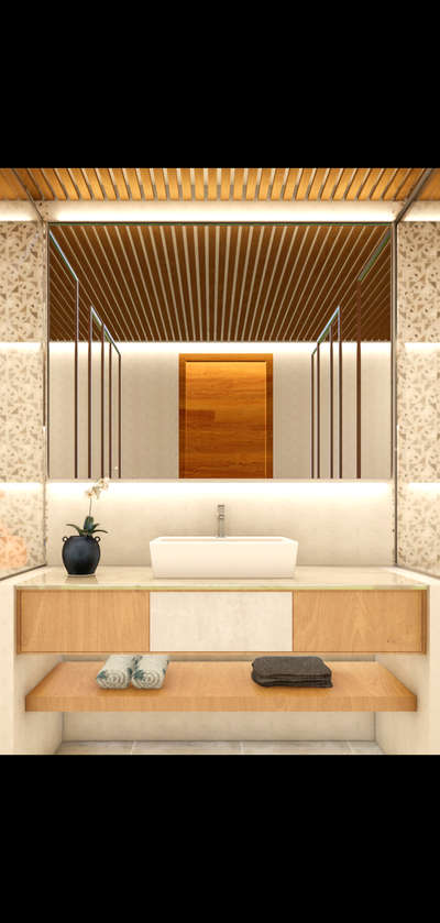 A modern bathroom design should tie all elements like layout and accessories to suit the overall design.  #modernhome #modernarchitecturedesign #toiletinterior #toiletdesign #Spaciousbathroom #moderntoilet #InteriorDesigner #interiorsmodernhomes