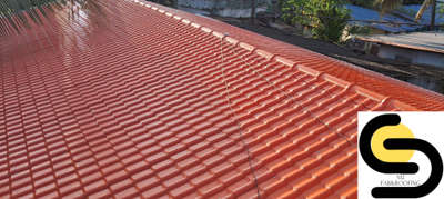 UPVC TILE SHEET ROOFING 
 #upvctilesheetroofing
#trussroof  #roofing