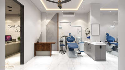 Dental Clinic 3D rendering for our Client  #landsigninteriors #3drending #dental_clinic