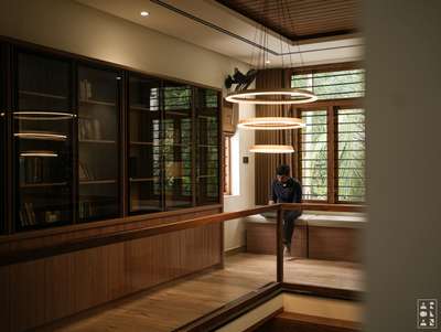 Peekaboo-k
(pick a book and read amidst the tranquil ambiance of this beautifully designed library)

#library #completedproject✔️ #calicut #architecture #library #StudyRoom #InteriorDesigner #interiors #architecturedesigns #booksshelf #glass #wpcwork