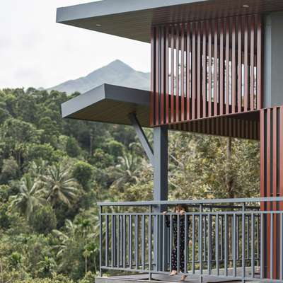 Strem view Resort at vythiri, Wayanad 
. 
The site is located at wayanad in a tea plantation with a beautiful stream flowing through it.
 The site has gradual slope with a tropical dense forest on one side. The design brief was for three cottage and a pool area to be constructed in phases. The first place involved two cottages. Due to the sloping nature of the site the cottages have been designed on stilts so as to give an illusion that they are floating over the tea plantation. The cottages have been designed with providing views of the stream and surroundings. Large glass areas have been used to provides a space to enjoy the views while winding down in the evening.
. 
. 
. 
. 
. 
. 
#resort #wayanad #dezeen #designexterior #facade #archdaily #architecturelovers #nature #forest #vythiriresorts #modernfacades  #teaplantation #projects #rplusaarchitects #stay #wayanadgram #architecture #tourism #kerala #keralatourism #godsowncountry  #architectsinperinthalmanna #vythiri #vythiriwayanad