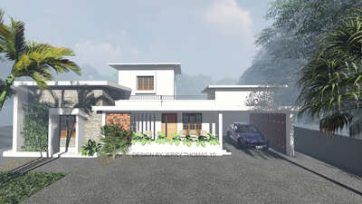 #ContemporaryHouse  #HouseDesigns  #MrHomeKerala  #KeralaStyleHouse   #3dhouse