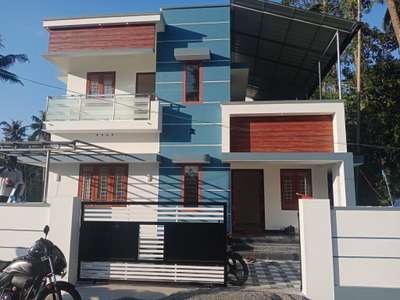 completed new villa project 4 cent land with 1350 sqft 3bkh villa