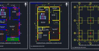 Ground floor plan and interior plan