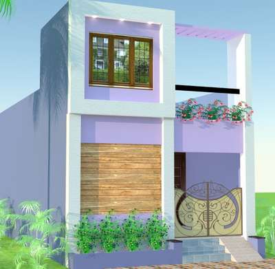 20x40 front elevation