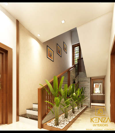 Stair area #KenzaInteriors #stairarea #InteriorDesigner #Thrissur
