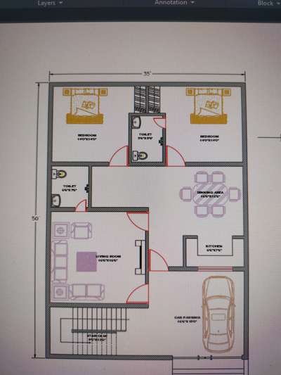 35'x50' House plan Design #FloorPlans #HouseDesigns #LivingroomDesigns #viralvideo #viral_design