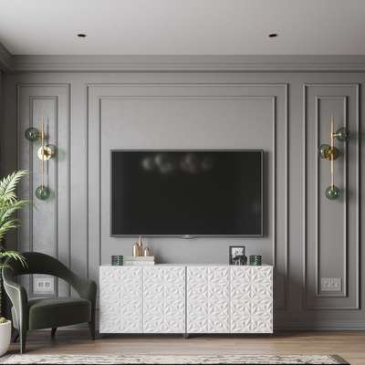 giry color lcd Penal  #moldings  #molding  #lcdtvunitdesign  #Carpenter  #creative  #LivingroomDesigns