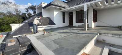 open terrace waterproofing using epoxy and pu