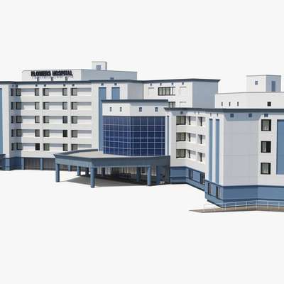 hospital 🏥exterior design #sayyedinteriordesigner  #Hospital  #exterior_Work  #exterior3D  #frontElevation  #exteriordesigns